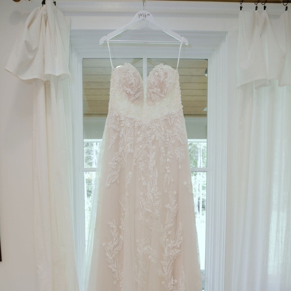 Lilian West dress bought for $6000 Sept. 23 ‘Ivory color size 20 . - Picture 2 of 6